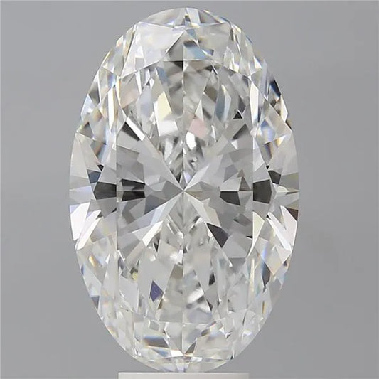 7.10ct Oval Lab Grown Diamond (Colour E, Clarity VVS2, IGI Certified)