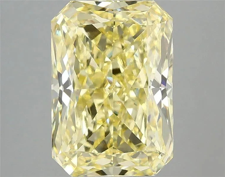 3.06ct Radiant Lab Grown Diamond (Colour Fancy Vivid Yellow, Clarity VVS2, IGI Certified)