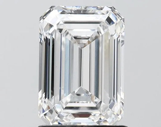 1.56ct Emerald Lab Grown Diamond (Colour D, Clarity VVS2, IGI Certified)