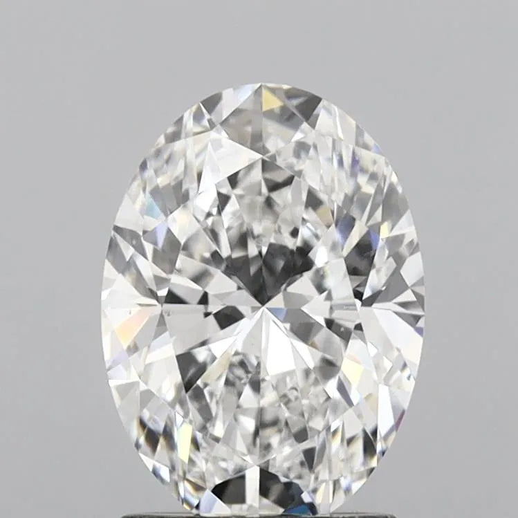 2.00ct Oval Lab Grown Diamond (Colour E, Clarity VS2, IGI Certified)