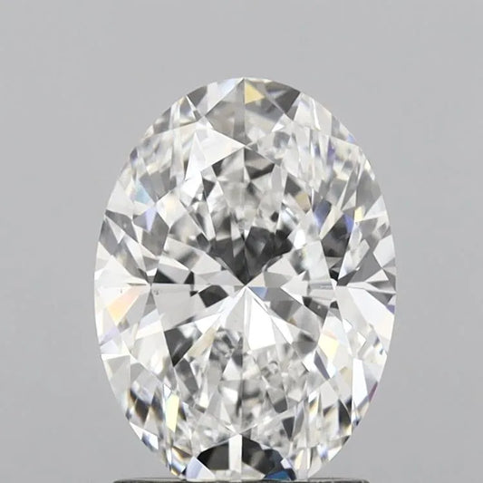 2.00ct Oval Lab Grown Diamond (Colour E, Clarity VS2, IGI Certified)