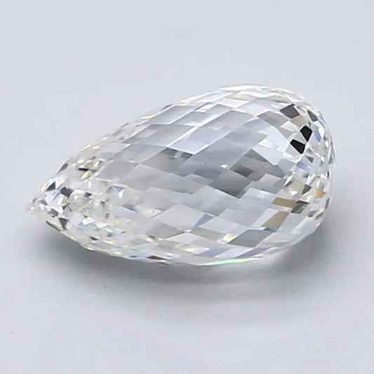 2.31ct Briolette Lab Grown Diamond (Colour E, Clarity SI1, IGI Certified)