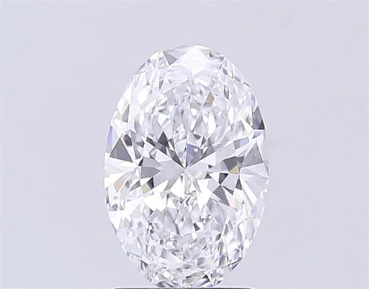 1.50ct Oval Lab Grown Diamond (Colour D, Clarity VVS2, IGI Certified)