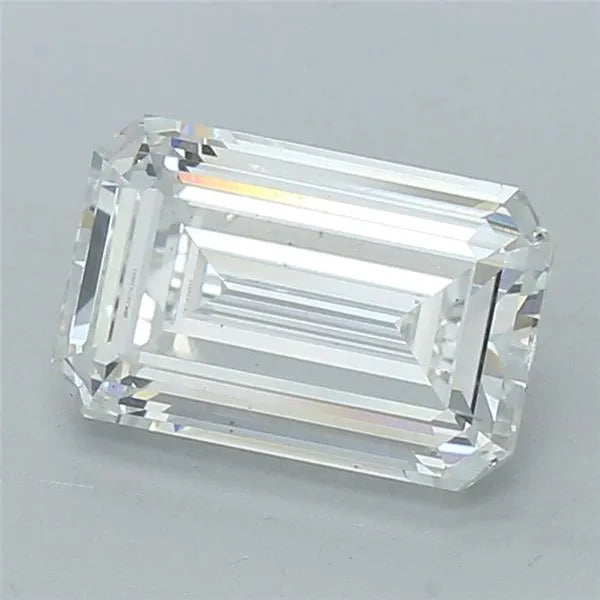 3.00ct Emerald Lab Grown Diamond (Colour F, Clarity VS2, IGI Certified)