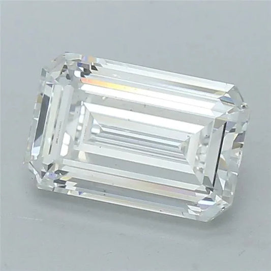 3.00ct Emerald Lab Grown Diamond (Colour F, Clarity VS2, IGI Certified)