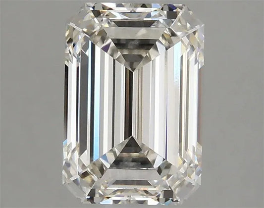 2.17ct Emerald Lab Grown Diamond (Colour H, Clarity VVS2, IGI Certified)