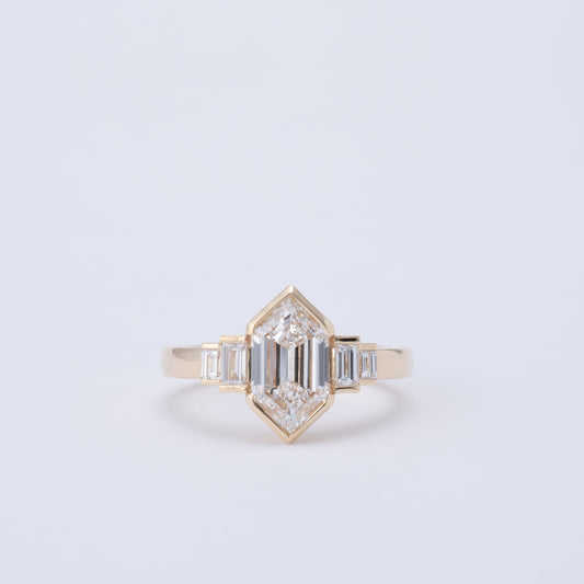 LENOX - HEXAGONAL STEP CUT (SETTING)